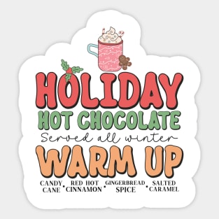 Holiday Hot Chocolate Sticker